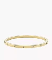 Sadie Shine Bright Gold-Tone Stainless Steel Cuff Bracelet