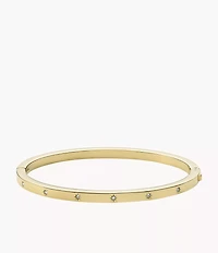 Sadie Shine Bright Gold-Tone Stainless Steel Cuff Bracelet