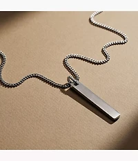 Ellis Vintage Casual Stainless Steel Pendant Necklace