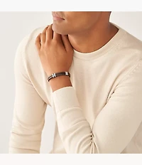 Townsman Leather Essentials Brown Leather Strap Bracelet