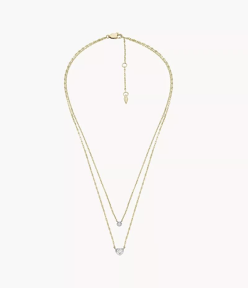 Sutton Tokens Of Affection Two-Tone Stainless Steel Chain Necklace
