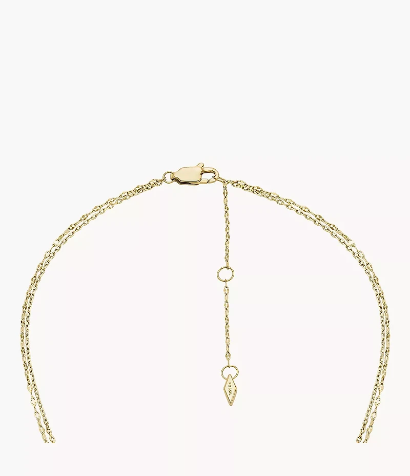 Sutton Tokens Of Affection Two-Tone Stainless Steel Chain Necklace