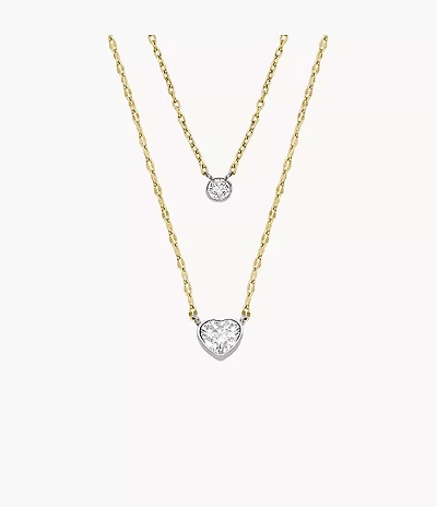 Sutton Tokens Of Affection Two-Tone Stainless Steel Chain Necklace