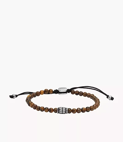 Everett Tiger's Eye Beaded Bracelet