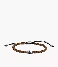 Everett Tiger's Eye Beaded Bracelet