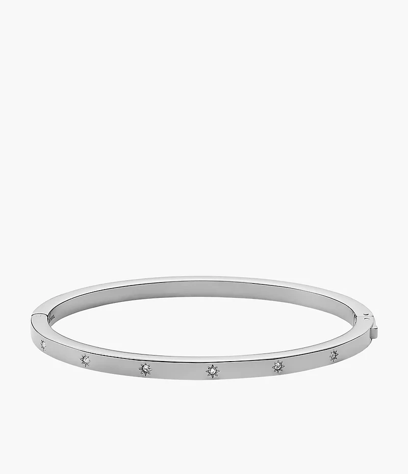 Sadie Shine Bright Stainless Steel Bangle Bracelet