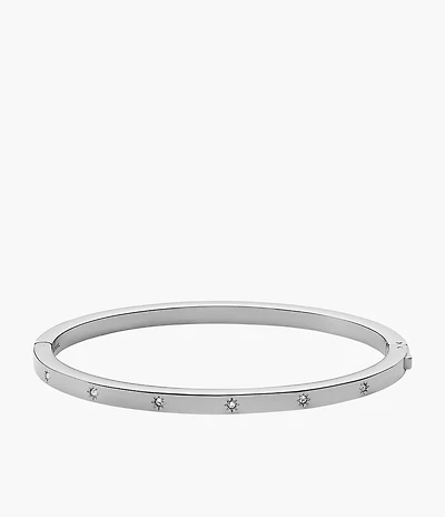 Sadie Shine Bright Stainless Steel Bangle Bracelet