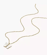 Sutton Radiant Wings White Mother-of-Pearl Butterfly Chain Necklace