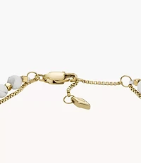 All Stacked Up Howlite Chain Beaded Bracelet