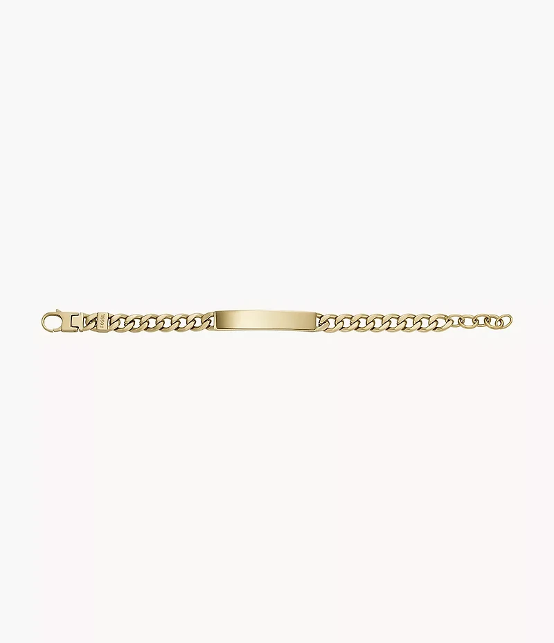 Ellis Gold-Tone Stainless Steel Chain Bracelet