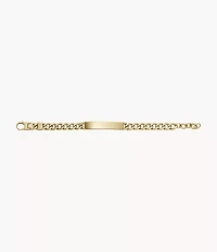 Ellis Gold-Tone Stainless Steel Chain Bracelet