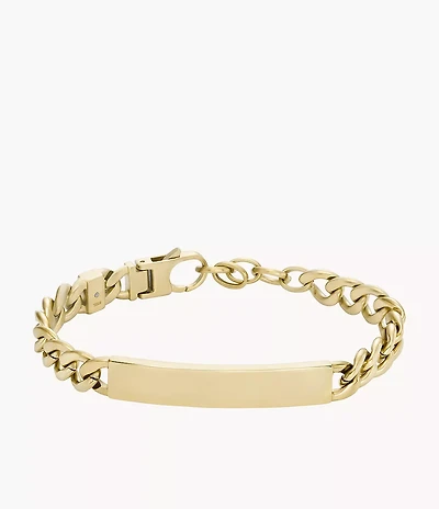 Ellis Gold-Tone Stainless Steel Chain Bracelet