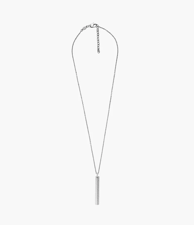 Harlow Linear Texture Stainless Steel Chain Necklace