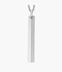 Harlow Linear Texture Stainless Steel Chain Necklace