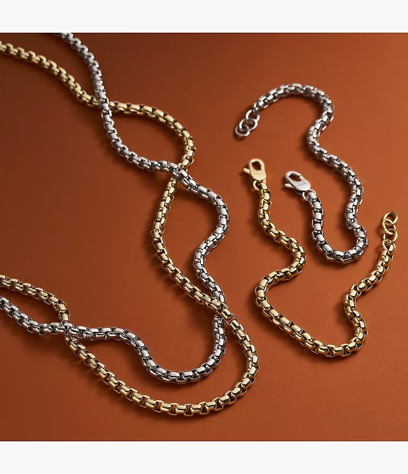 Ellis Core Chains Stainless Steel Chain Necklace