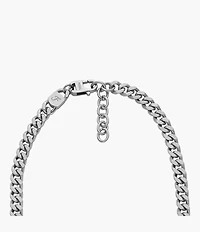 Harlow Linear Texture Chain Stainless Steel Necklace