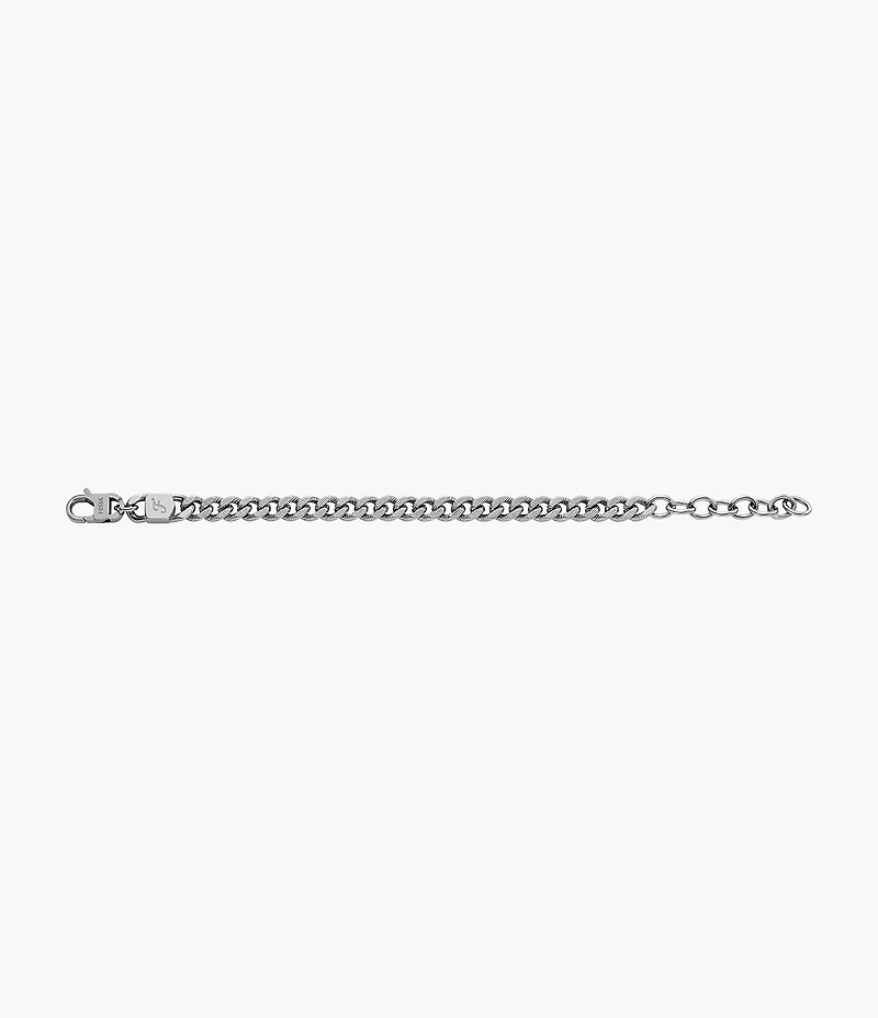 Harlow Linear Texture Chain Stainless Steel Bracelet