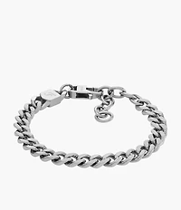 Harlow Linear Texture Chain Stainless Steel Bracelet