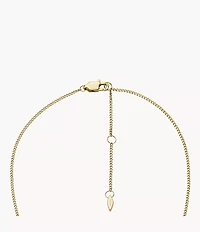 Harlow Locket Collection Gold-Tone Stainless Steel Pendant Necklace
