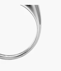 Ellis Domed Collection Stainless Steel Band Ring