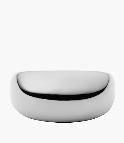 Ellis Domed Collection Stainless Steel Band Ring