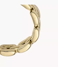 Arden Watch Links Gold-Tone Stainless Steel Band Ring