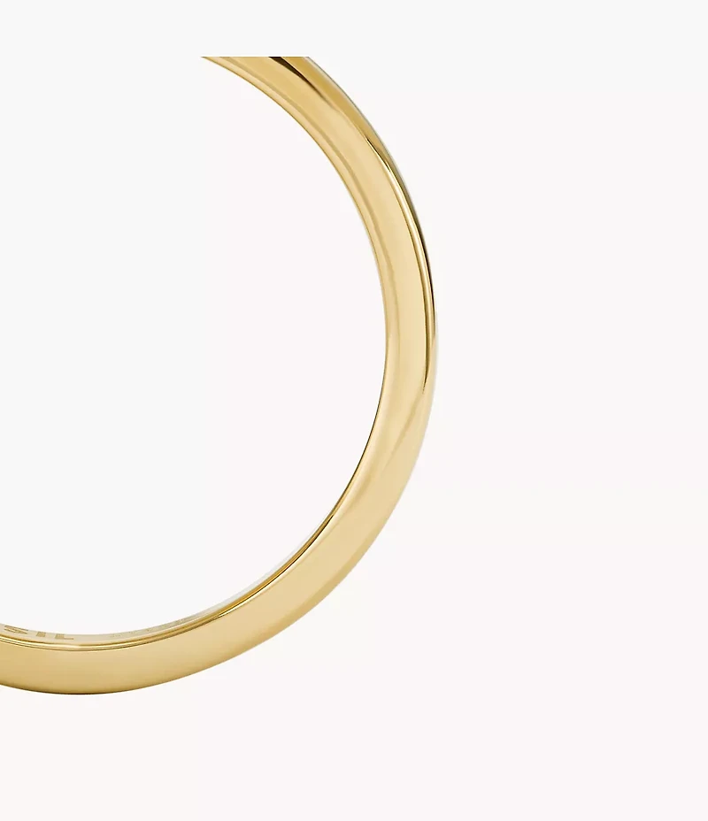 Sutton Butterfly Collection Gold-Tone Stainless Steel Center Focal Ring