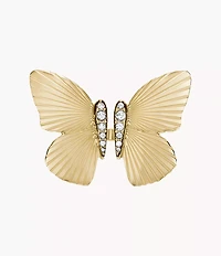 Sutton Butterfly Collection Gold-Tone Stainless Steel Center Focal Ring