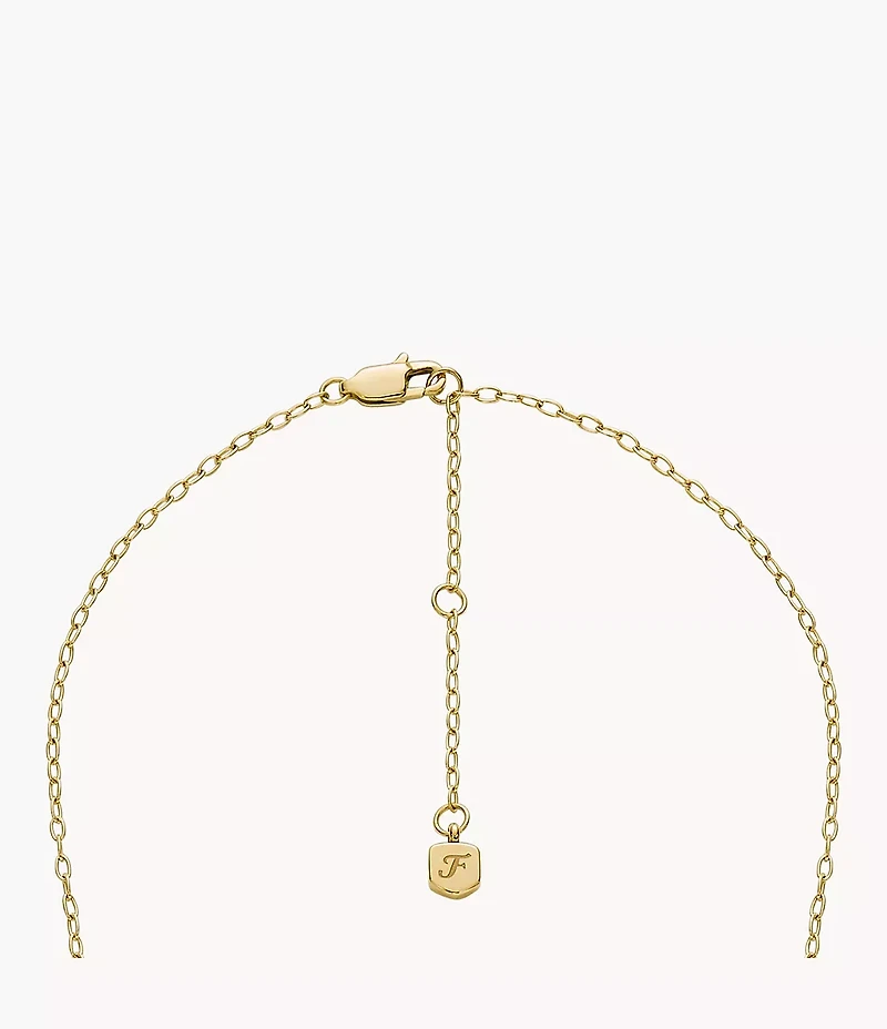 Sutton Butterfly Collection Gold-Tone Stainless Steel Pendant Necklace