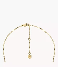 Sutton Butterfly Collection Gold-Tone Stainless Steel Pendant Necklace