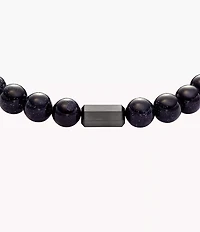 Galaxy Beads Navy Reconstructed Sandstone Beaded Bracelet