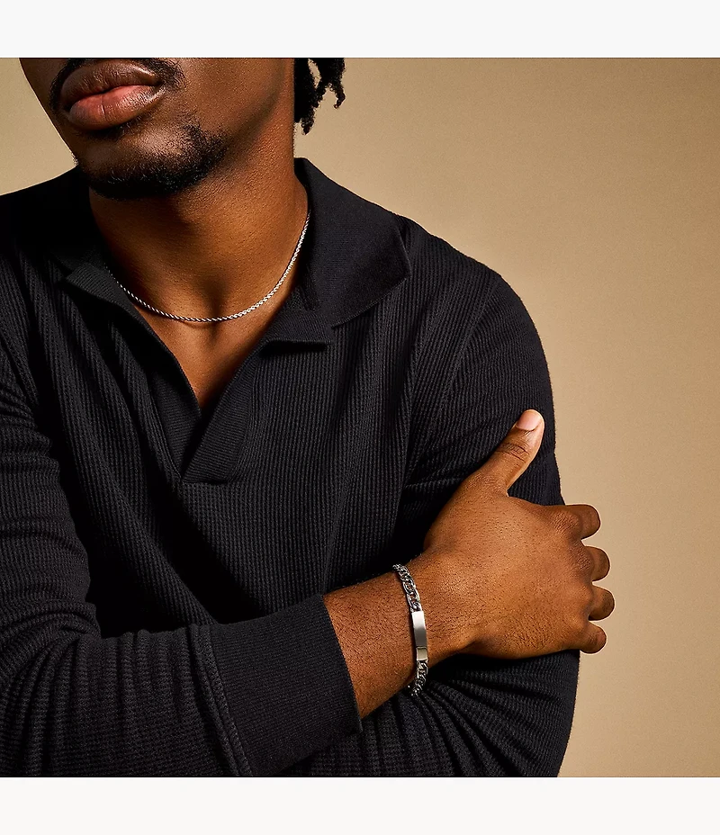 Ellis Stainless Steel ID Bracelet