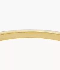 Sadie All My Love Gold-Tone Stainless Steel Heart Bangle Bracelet