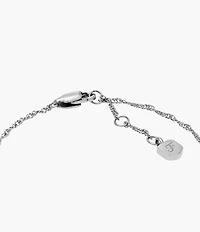 Sutton Legacy Heart Stainless Steel Rotating Chain Bracelet