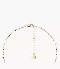 Sadie All My Love Gold-Tone Stainless Steel Heart Pendant Necklace