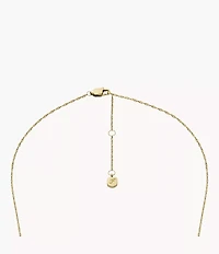 Merrit Classic Mother-of-Pearl Gold-Tone Stainless Steel Pendant Necklace