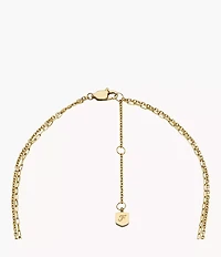 Ellis Shaky Glitz Gold-Tone Stainless Steel Multi-Strand Necklace