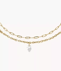 Ellis Shaky Glitz Gold-Tone Stainless Steel Multi-Strand Bracelet
