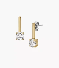 Ellis Shaky Glitz Gold-Tone Stainless Steel Drop Earrings