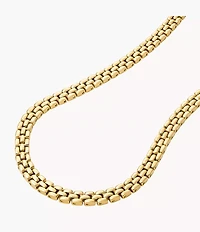 Arden Watch Links Gold-Tone Stainless Steel Chain Necklace