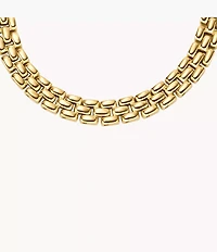 Arden Watch Links Gold-Tone Stainless Steel Chain Necklace
