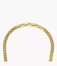 Arden Watch Links Gold-Tone Stainless Steel Chain Necklace