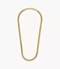 Arden Watch Links Gold-Tone Stainless Steel Chain Necklace