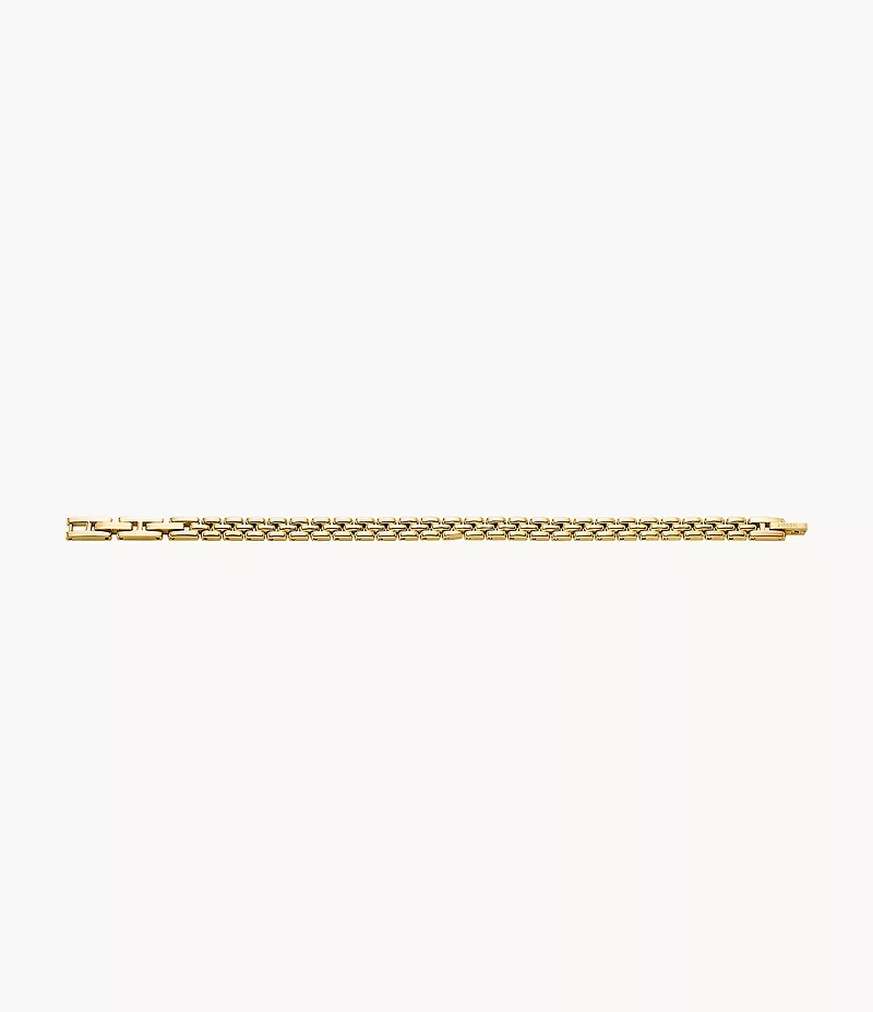 Arden Watch Links Gold-Tone Stainless Steel Chain Bracelet