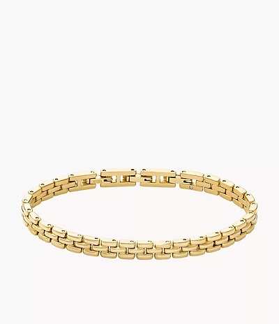 Arden Watch Links Gold-Tone Stainless Steel Chain Bracelet