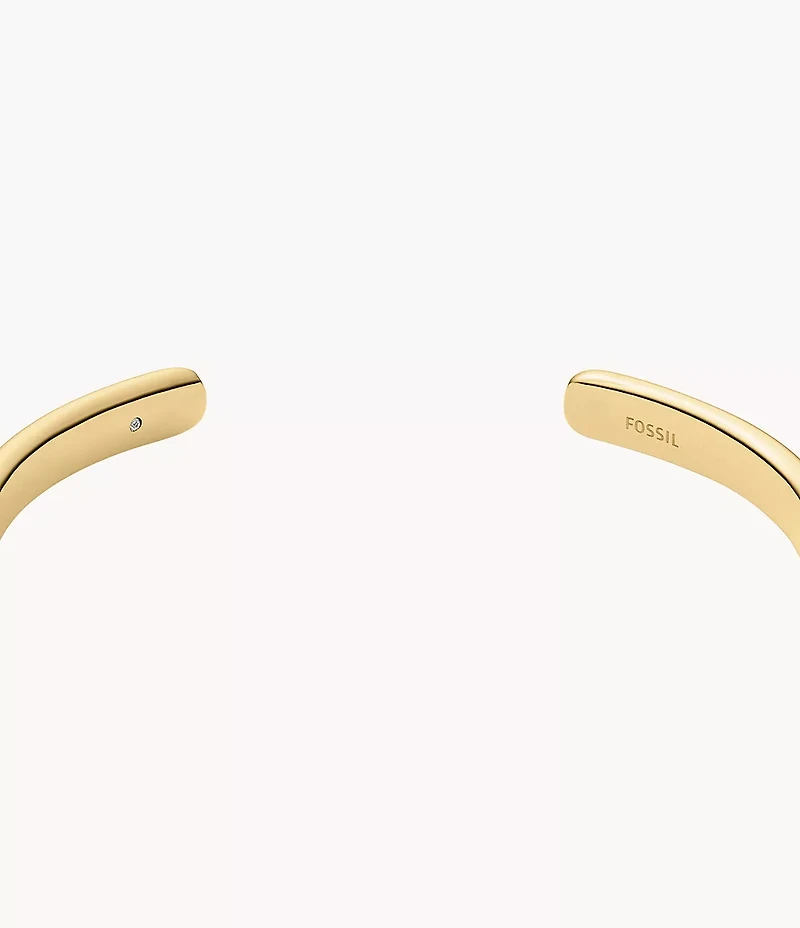 The Good Luck Collection Gold-Tone Stainless Steel Cuff Bracelet
