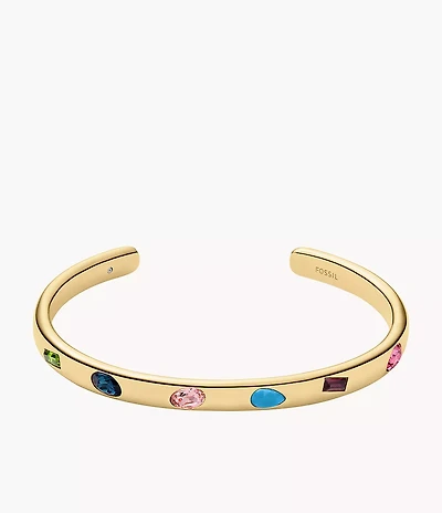 The Good Luck Collection Gold-Tone Stainless Steel Cuff Bracelet