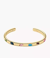 The Good Luck Collection Gold-Tone Stainless Steel Cuff Bracelet