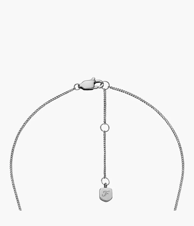 Merrit Timeless Mother Of Pearl Silver-Tone Stainless Steel Pendant Necklace