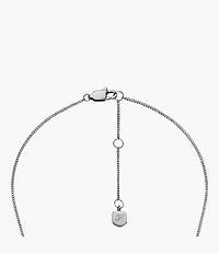 Merrit Timeless Mother Of Pearl Silver-Tone Stainless Steel Pendant Necklace